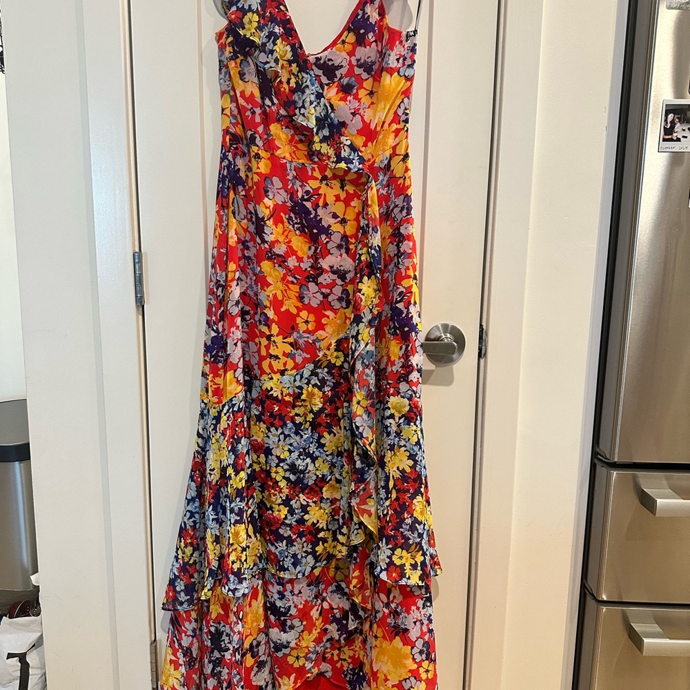 Lulus Floral Chiffon Maxi Dress - Picture 3 of 6